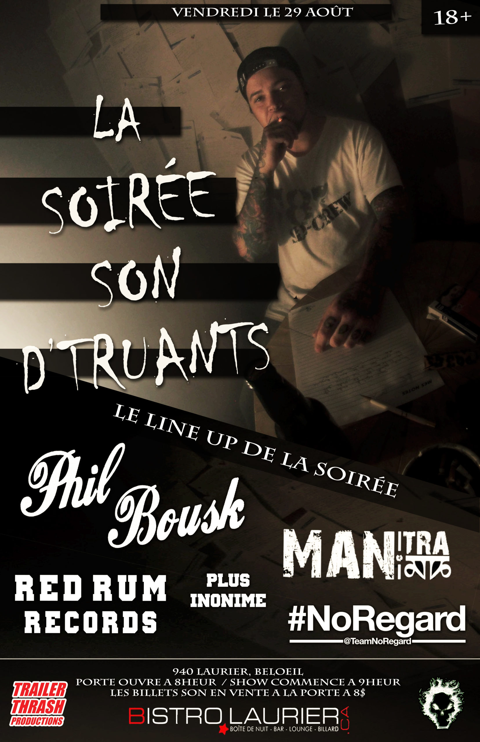 PHIL BOUSK X TRIPLE-R - SOIRÉE SON D’TRUANTS Show