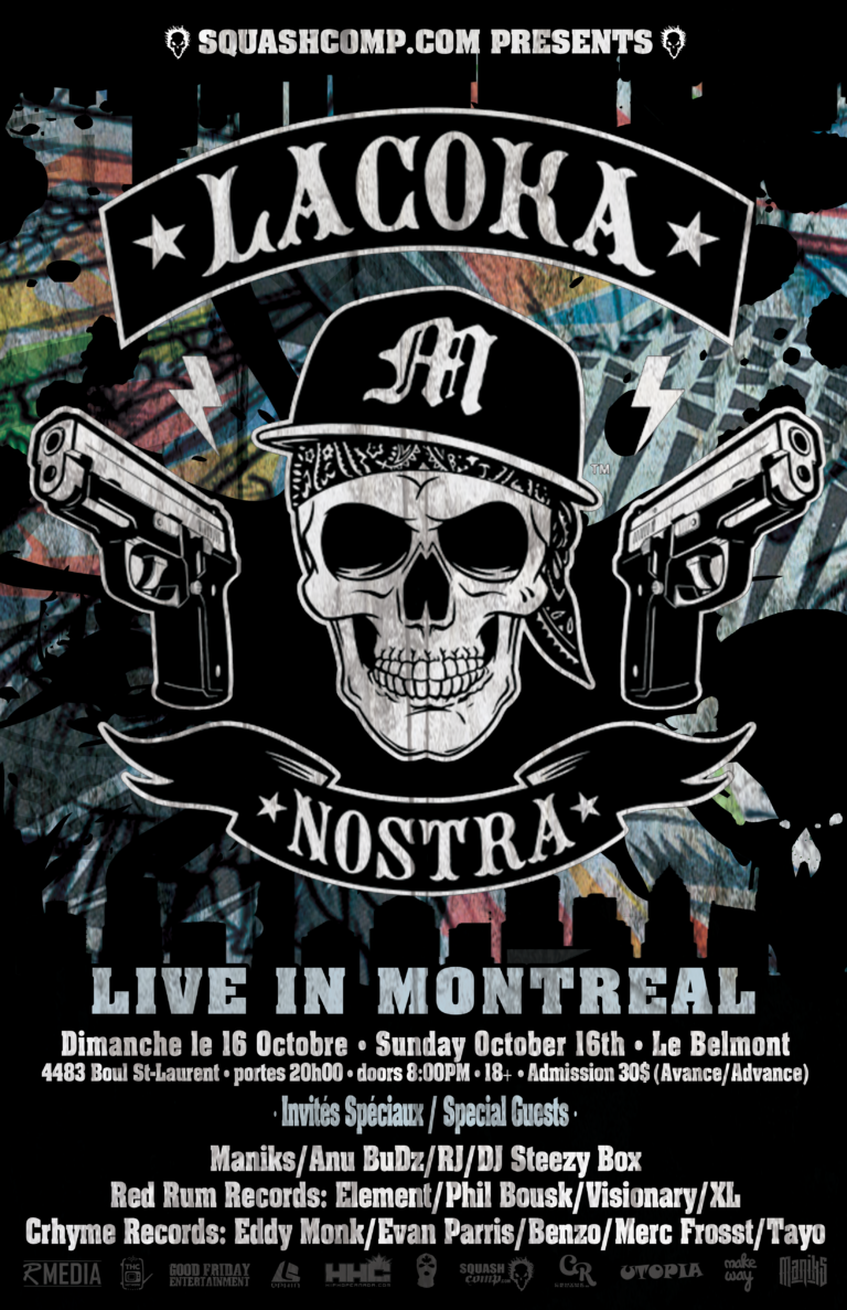 RED RUM RECORD X LA COKA NOSTRA LIVE À MONTRÉAL Show