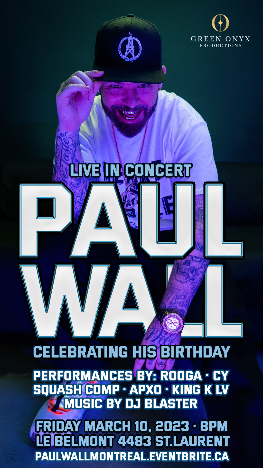 Paul Wall Montreal Poster